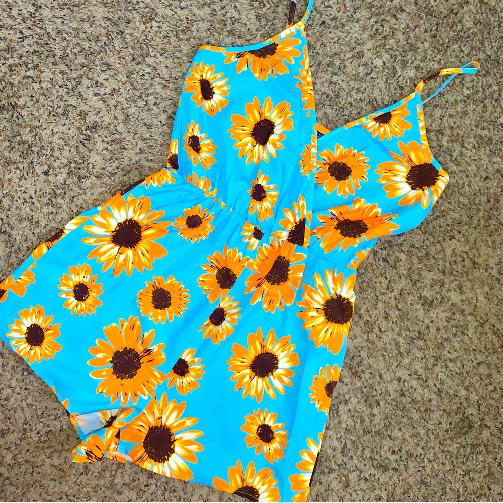 SHEIN Sunflower Romper